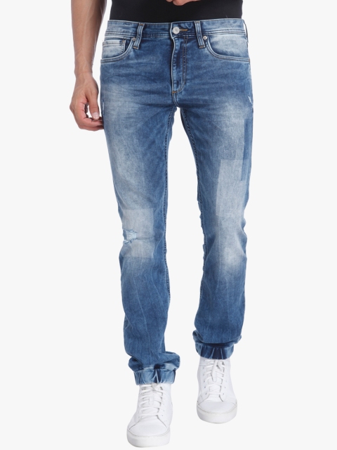 

Blue Washed Low Rise Slim Fit Jeans