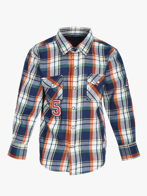 

Multicoloured Regular Fit Casual Shrt, Multi