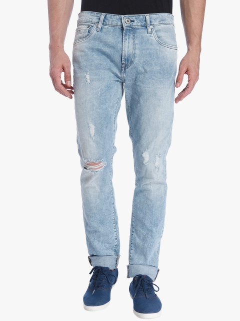 

Blue Washed Slim Fit Jeans