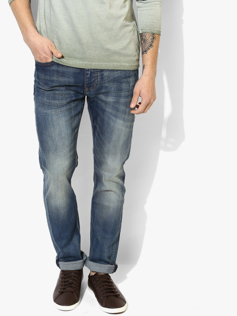 

Pepe Jeans Men Blue Slim Fit Low-Rise Clean Look Stretchable Jeans