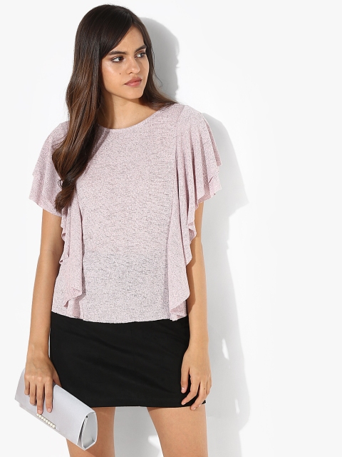 

Annabelle by Pantaloons Pink Textured Blouse