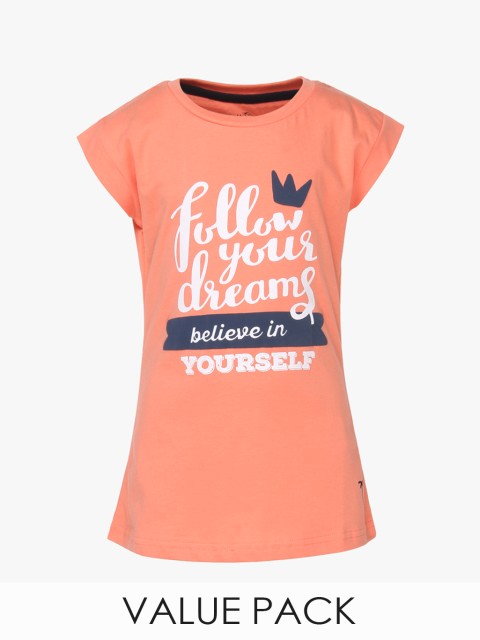 

Pack Of 3 Multicoloured Tops, Multi
