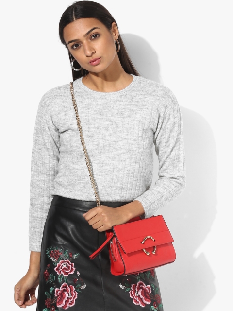 

Grey Textured Sweater