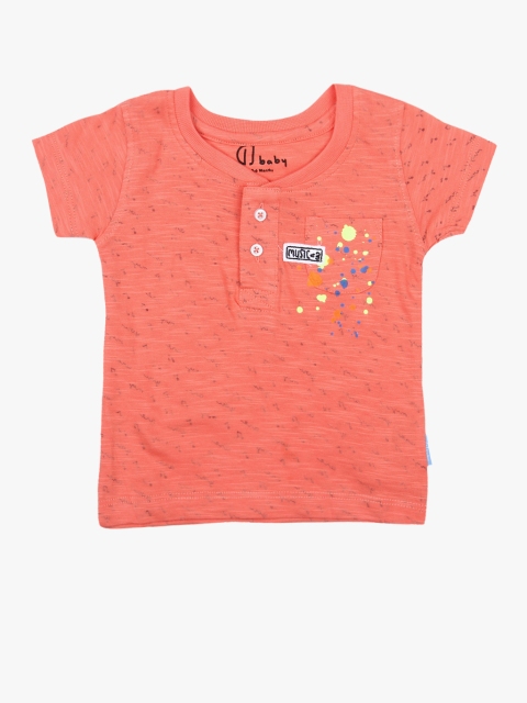 

Peach Printed T-Shirt