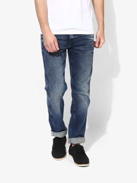 

Blue Washed Slim Fit Jeans