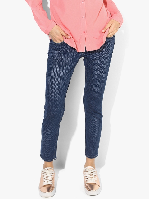 

Lee Women Blue Skinny Fit Mid-Rise Clean Look Stretchable Jeans