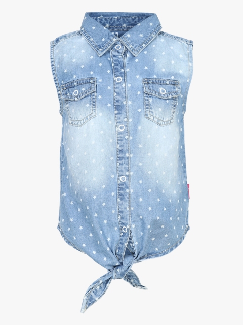 

Blue Casual Top