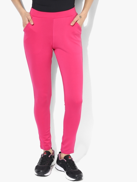 

Sweet Dreams Women Pink Solid Workout Tights