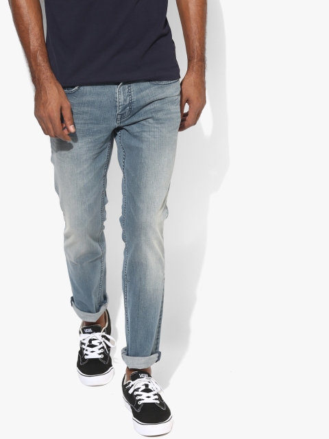 

Blue Mid-Rise Slim Fit Jeans