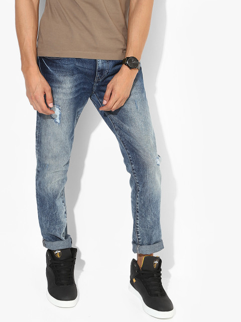 

Blue Washed Slim Fit Jeans