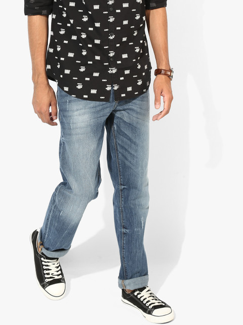 

Blue Washed Low Rise Slim Fit Jeans