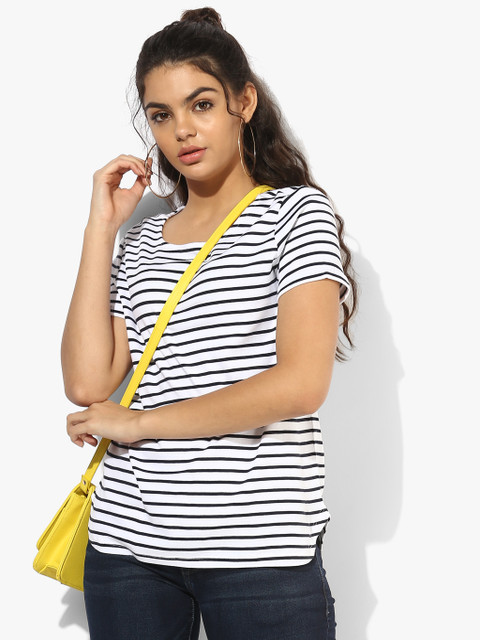 

White Striped T Shirt