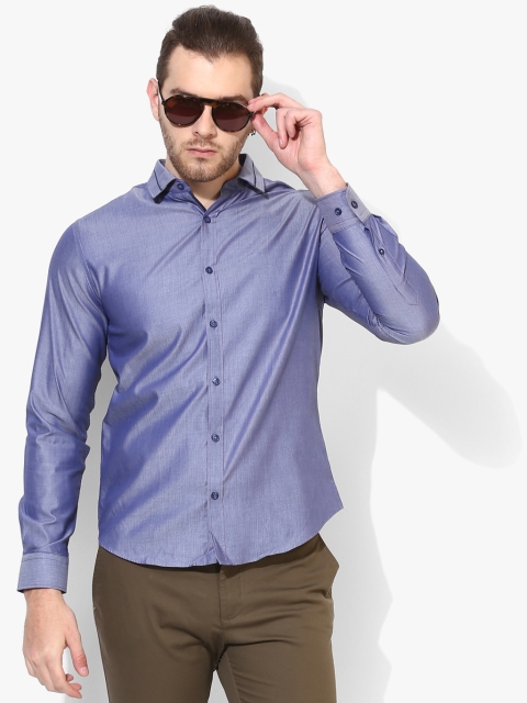 

Purple Slim Fit Casual Shirt