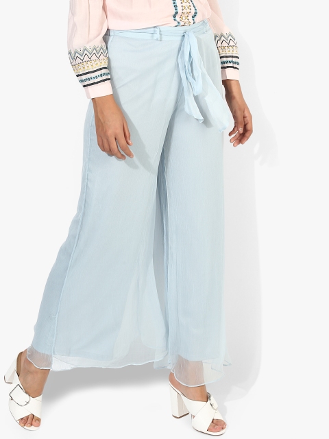 

Light Blue Solid Palazzo
