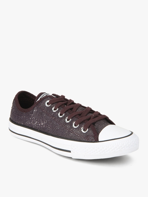 

Converse Women Chuck Taylor All Brown Embellished Casual Sneakers