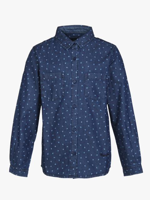 

Navy Blue Casual Shirt