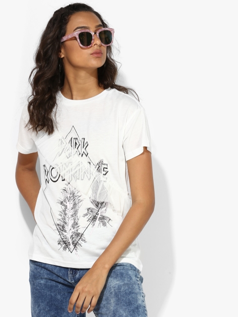 

White Printed T-shirt