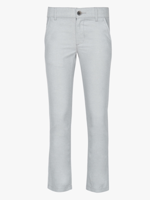 

The Childrens Place Boys Grey Regular Fit Solid Regular Trousers