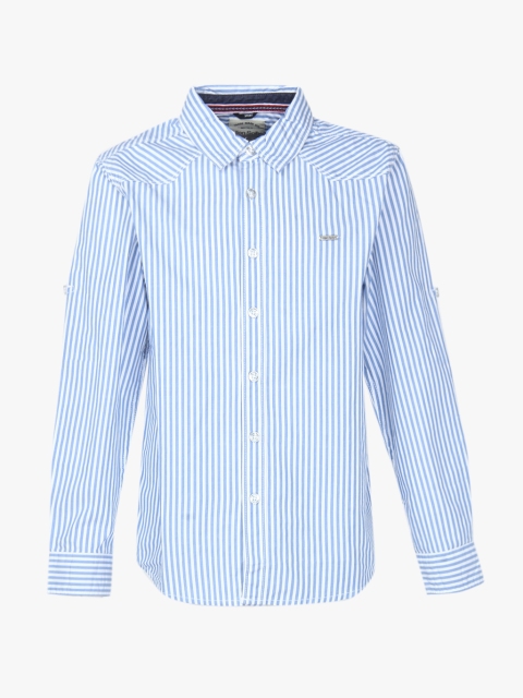 

Blue Slim Fit Casual Shirt