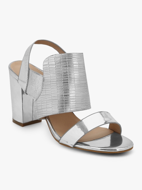 

Silver Glitter Metallic Sandals