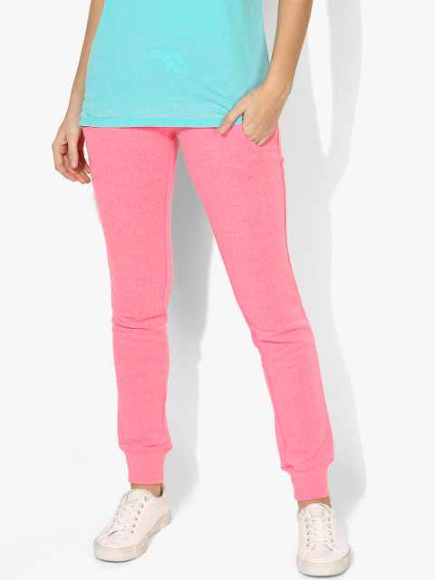 

Superdry Women Pink Solid Slim Fit Joggers