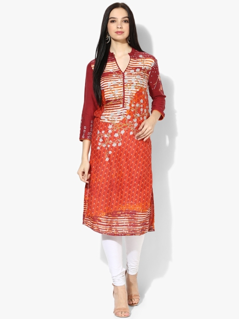 

Multicoloured Printed Kurta, Multi