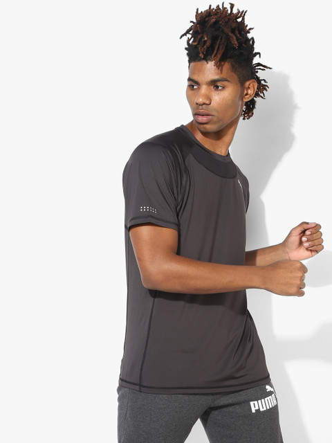 

Speed Dark Grey Round Neck T-Shirt