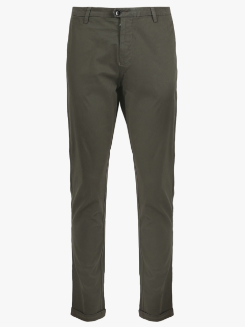 Olive Solid Chinos