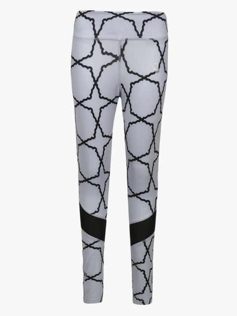 

Grey Printed Tights