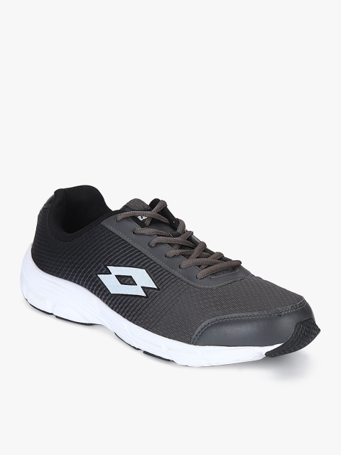 

Lotto Men Grey & Black Running Shoes