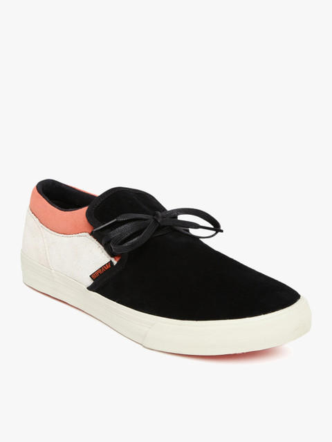 

Black Solid Sneakers