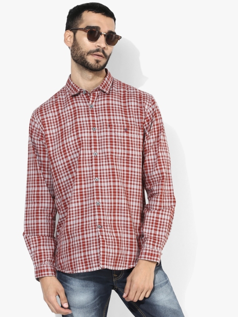 

Grey Solid Slim Fit Casual Shirt