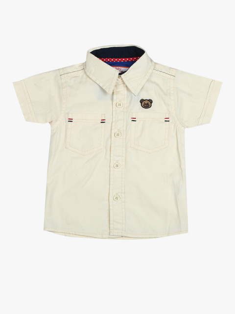 

Light Yellow Casual Shirt