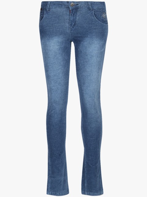 

Gini and Jony Girls Blue Regular Fit Mid-Rise Clean Look Jeans
