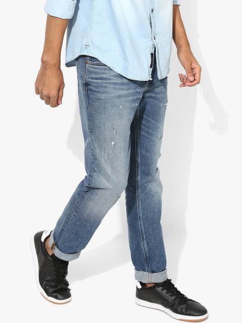 

Blue Solid Low Rise Skinny Fit Jeans