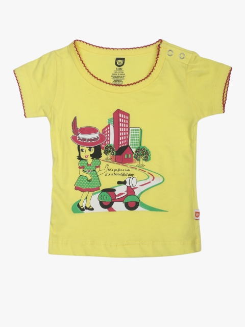 

Yellow Casual Top