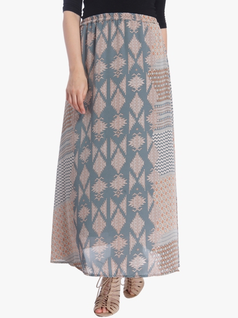 

Vero Moda Multicoloured Printed Flared Skirt, Green
