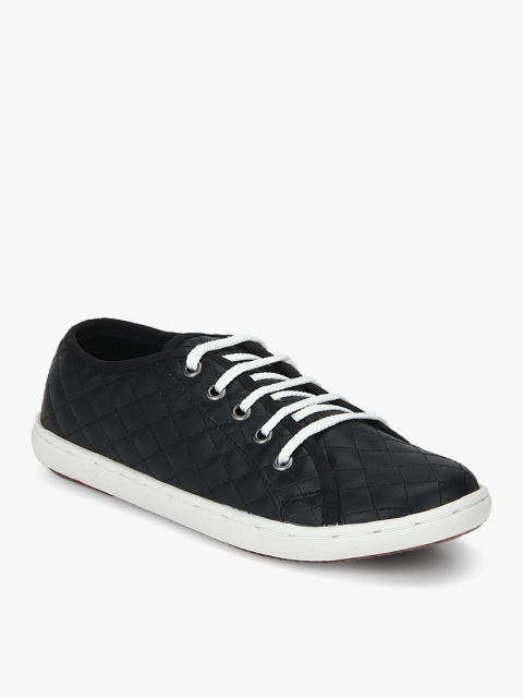 Carlton London Black Casual Sneakers