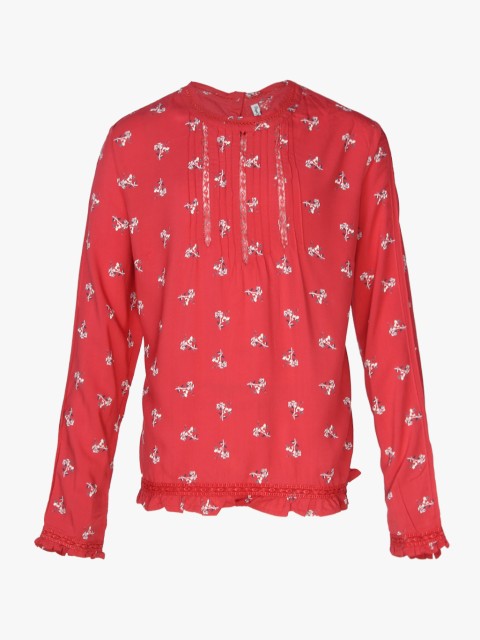 

Red Casual Top