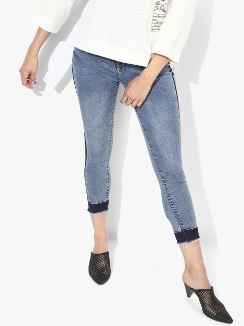 

Blue Washed Mid Rise Skinny Fit Jeans