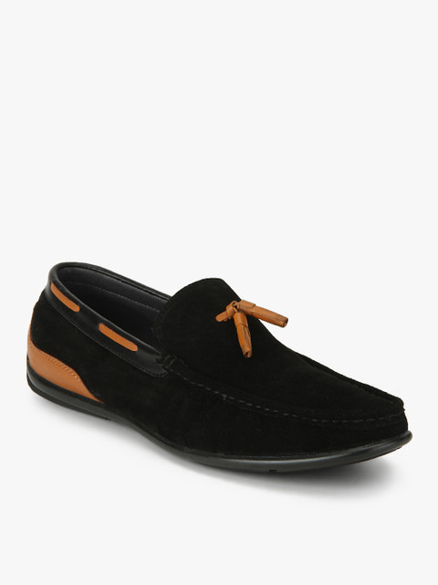 

Black Tassel Moccasins