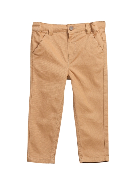 

Beebay Boys Beige Regular Fit Solid Regular Trousers