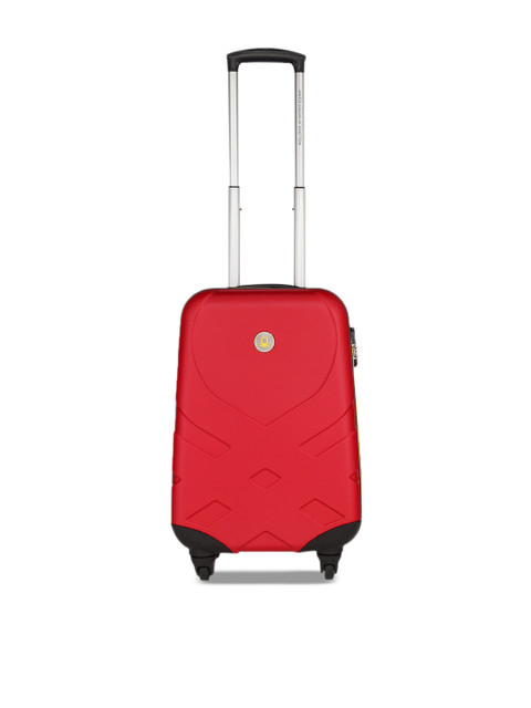 

United Colors of Benetton Unisex Red Cabin Strolley Suitcase