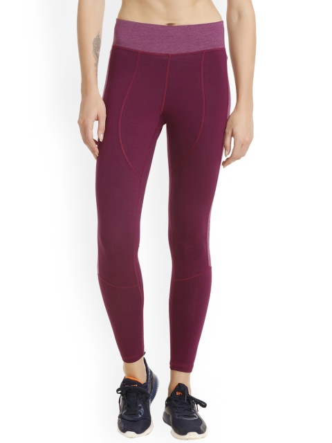 

Zelocity by Zivame Women Purple Ankle-Length Leggings