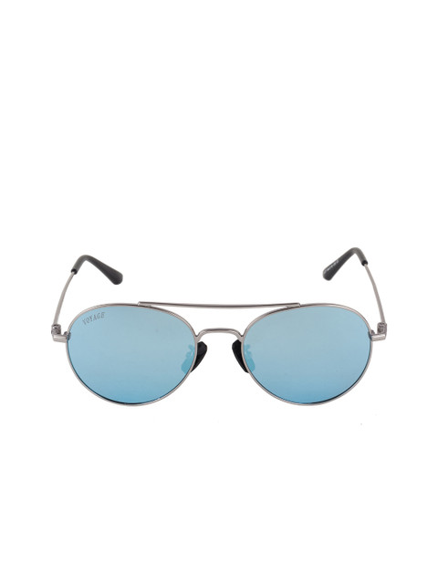 

Voyage Unisex Oval Sunglasses 1077MG2609, Blue