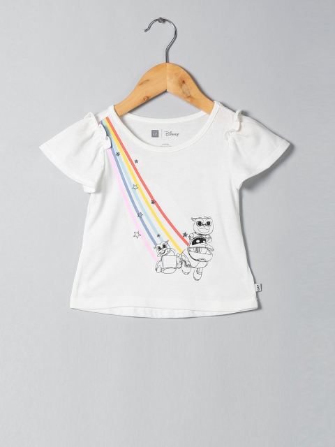 

GAP Toddler Girl Disney Pugs Graphic T-shirt, White