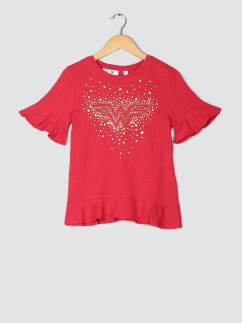 

GAP Girls' Wonder Woman Graphic Top, Red