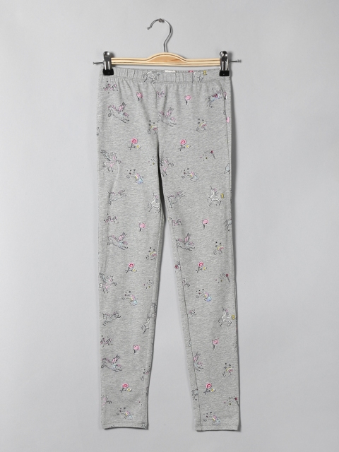 

GAP Girls Printed Leggings In Soft Terry, Grey
