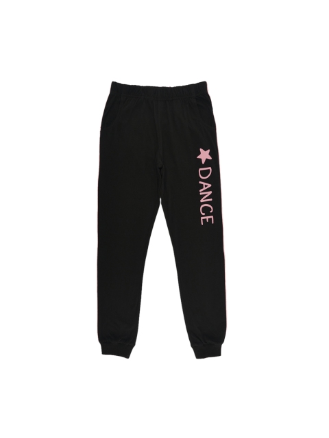 

Poppers by Pantaloons Girls Black Solid Joggers