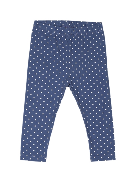 GAP Girls Print Leggings In Stretch Jersey, Blue